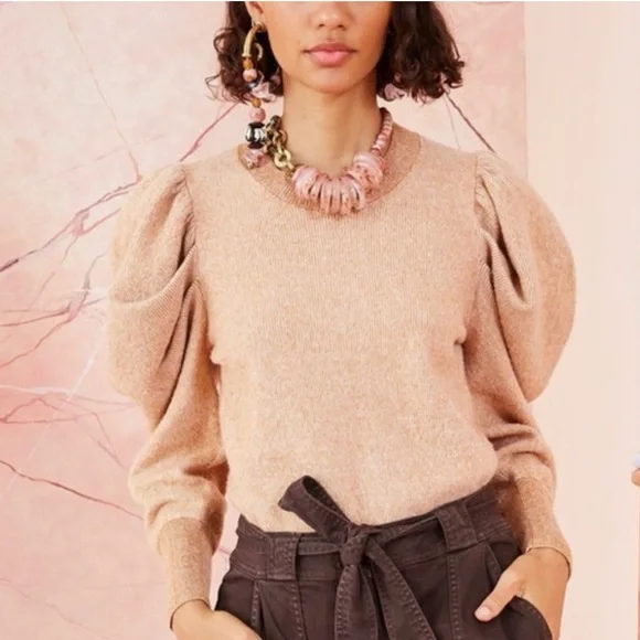 Beautiful Ulla Johnson puff sleeve sweater